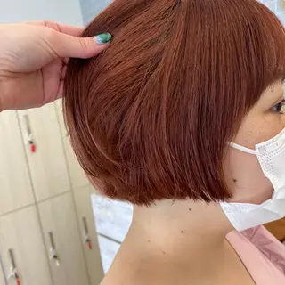 ショート カラー 舟橋 りんかのヘアスタイル