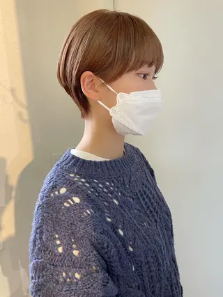 ショート カラー 江上拓郎/ショート /酸性ストレートのヘアスタイル