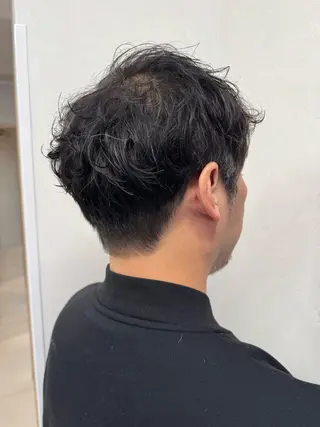 ショート メンズ パーマ/ハイトーン /吉田眞のヘアスタイル