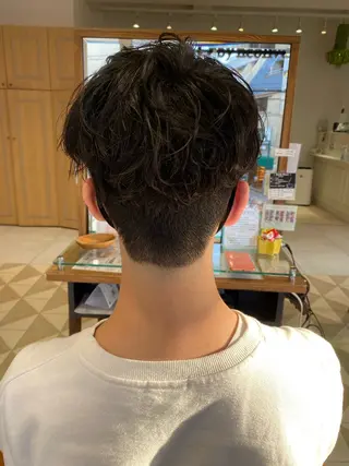 カラー パーマ ヘアアレンジ メンズ メンズパーマの巨匠 鈴木純のヘアスタイル