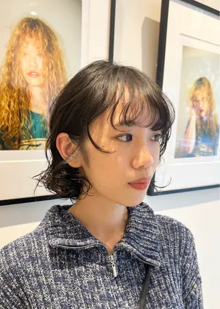 ショート パーマ/名古屋パーマ / コデラ ナナホのヘアスタイル