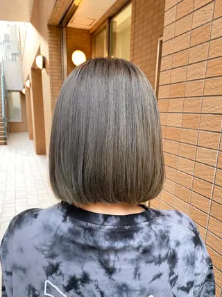 ショート カラー 髪質改善 ヒデのヘアスタイル