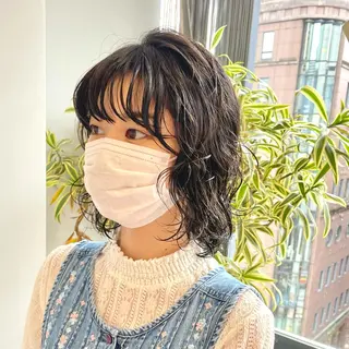 ミディアム パーマ IT by ALBUM八王子店のヘアスタイル