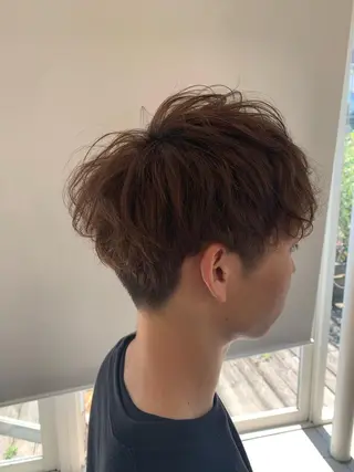 ミディアム カラー パーマ ヘアアレンジ 加藤 綾華のヘアスタイル