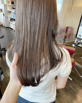 セミロング カラー ヘアアレンジ 徳永 実沙のヘアスタイル