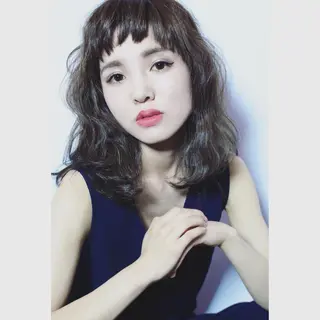 ミディアム 永田 崇のヘアスタイル