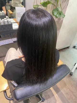ミディアム カラー 透明感カラー💖 耳ツボ💎まりなのヘアスタイル