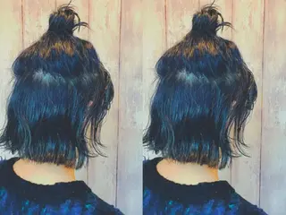 ショート ミディアム カラー ヘアアレンジ boutique misakiのヘアスタイル