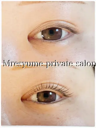 マツエク・マツパ Mresyume MAYUのマツエク・マツパデザイン