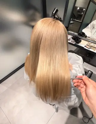 ロング 銀座/韓国/ワンホン 🤍艶髪🖤nahoのヘアスタイル