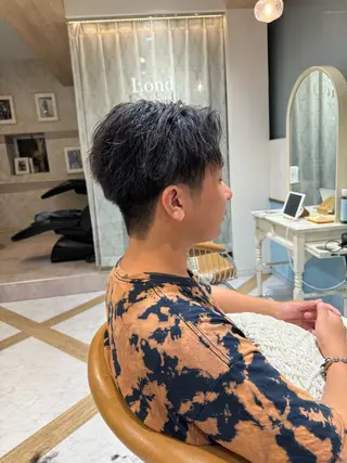 パーマ メンズ Lond  strada所属・ハクヤ心斎橋 パーマ/縮毛矯正のヘアスタイル