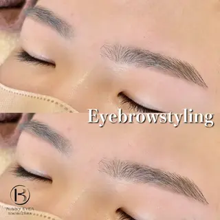 アイブロウ Bunny eyes　藤野のマツエク・マツパデザイン