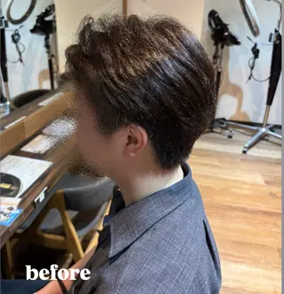 ショート メンズ メンズカットモデル 無料Ai🌙松本のヘアスタイル