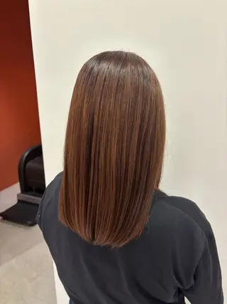 セミロング 権田 夏紬のヘアスタイル