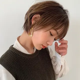 ショート calna by  elmo所属・ショート特化美容師 大阪京橋　大本　渉のヘアスタイル