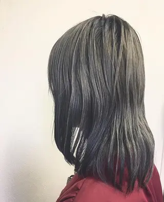 セミロング カラー ヘアアレンジ ruearle所属・たつや ・のヘアスタイル