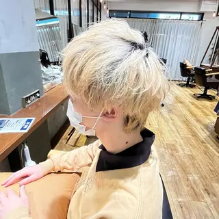 メンズ おくだ　りお /ハイトーンカラーのヘアスタイル