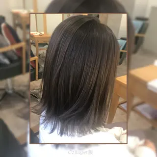 ミディアム カラー 💫髪質改善矯正 MIHO💫のヘアスタイル