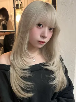 ロング カラー XELM/ハイトーン /高崎/RUIのヘアスタイル