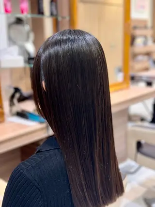 ロング ⛄️艶カラー⛄️ ✨パーマ✨又吉のヘアスタイル