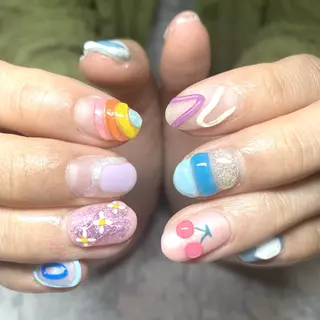 ネイル Nails VINATI所属・ササキスズナ Jr.ネイリストのネイルデザイン