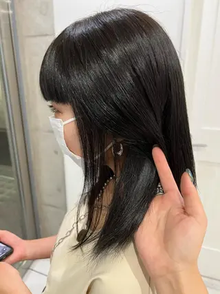 セミロング カラー 🎀ハイトーン/レイ ヤー/Reina🎀のヘアスタイル