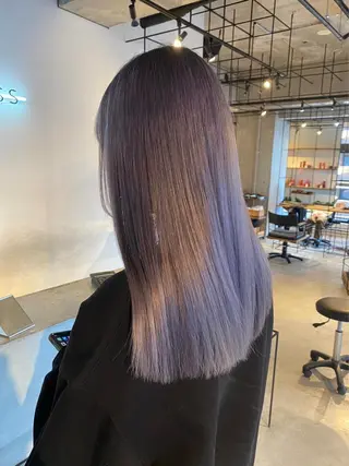 ロング 韓国ボブ/顔周り/べ ージュ/織田百華🎀のヘアスタイル