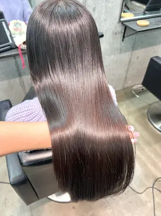 ロング カラー 透明感カラー ✨ 韓国艶髪💗菅原のヘアスタイル