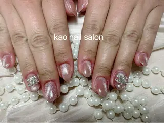 ネイル kao nail マグネット/長さだしのネイルデザイン