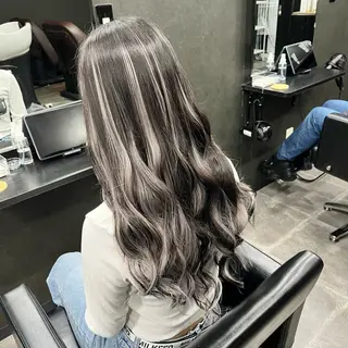 ロング カラー hair salon chic.所属・chic.エクステ. 艶カラー.miu🦊のヘアスタイル
