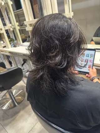 ミディアム パーマ メンズ Dxxxx III所属・オシャレ女性目線の 大人メンズ❁⃘*.ﾟのヘアスタイル