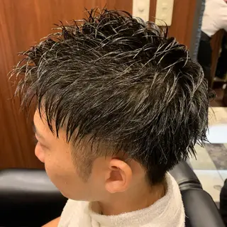 ショート メンズ 銀座 関のヘアスタイル