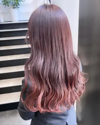 ロング カラー 💗ガーリーヘア🎀 saki💗のヘアスタイル