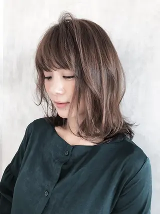 ミディアム 田邉 真之助のヘアスタイル