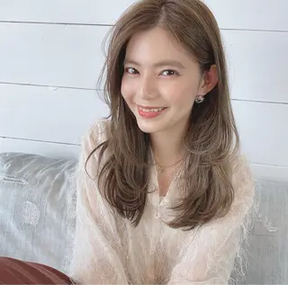 セミロング 髪質改善/ボブ/韓国 レイヤー💫あらいのヘアスタイル