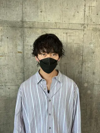 ショート カラー パーマ メンズ メンズパーマ /SUNAOのヘアスタイル