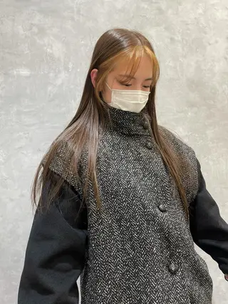 ロング カラー ヘアスタイルは 『キーちゃん』に！のヘアスタイル