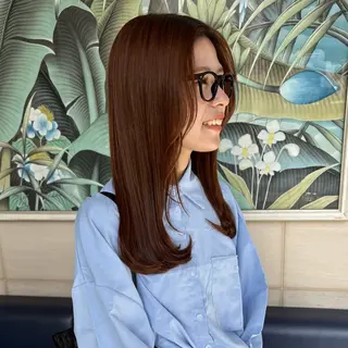 セミロング 🍓☘️有村萌依 /京都駅👩🏻のヘアスタイル