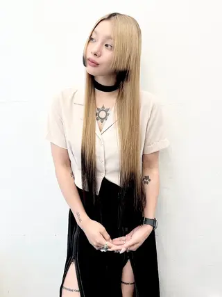 ロング カラー HARU//原宿🤍 リピート率NO.1のヘアスタイル