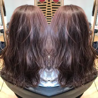 ロング カラー 大久保 隆蔵のヘアスタイル