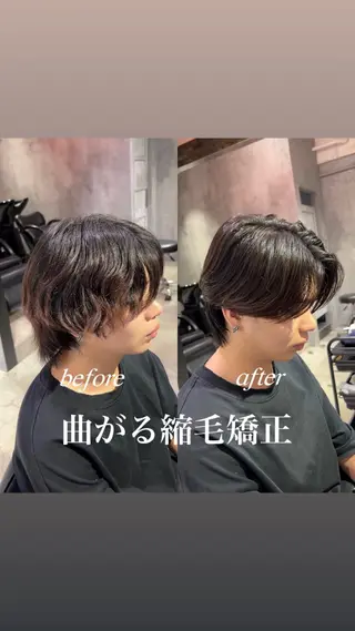 ショート メンズパーマ/縮毛 超特化/tomokiのヘアスタイル