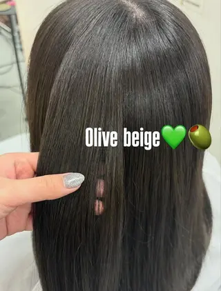 ロング カラー 🤍韓国ヘア アイナ🤍のヘアスタイル