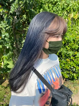 ロング 永沼 真依のヘアスタイル