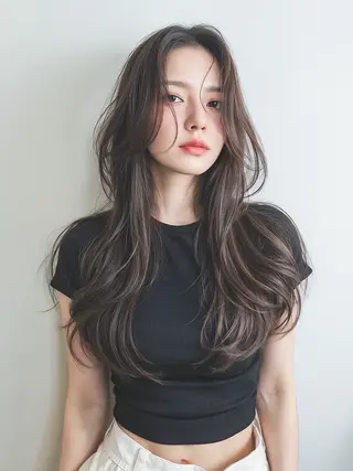 ロング カラー 。 sachiのヘアスタイル