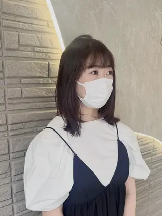 ミディアム カラー Nao ナオのヘアスタイル