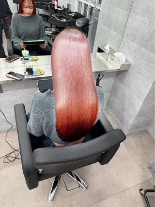 ロング カラー パーマ 🌈艶髪/髪質改善 新宿itouのヘアスタイル