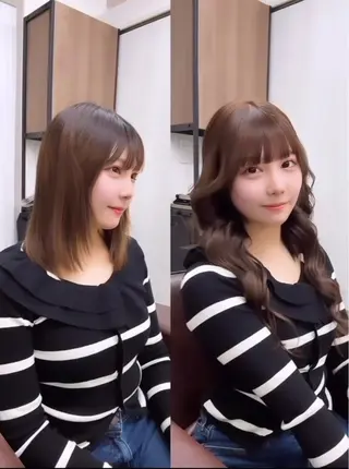 ロング カラー 半個室/縮毛矯正 髪質改善🇰🇷早坂のヘアスタイル