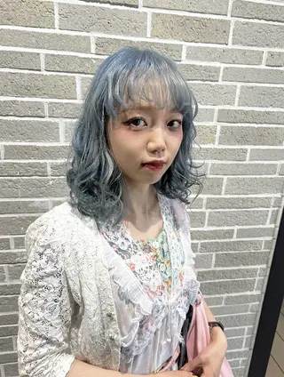 ミディアム sweep天神☁️ ルカ┊透明感カラーのヘアスタイル