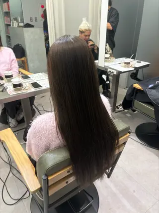 ロング カラー 梅田/髪質改善／ 艶カラー／三宅空翔のヘアスタイル