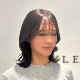 ミディアム 艶カラー/アレンジ 💟すなおのヘアスタイル